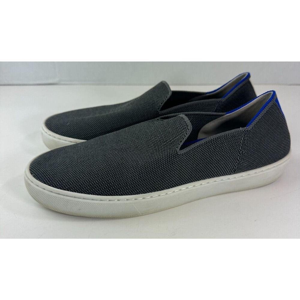 *Read* Rothy’s The Original Slip On Sneaker Steel Gray & Blue Women’s Size 9.5 - Picture 13 of 16